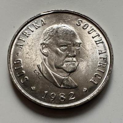 🌹外币初藏🌹🐯2025年第123场  每周二四六晚8️⃣点 接代拍 - 南非1982年五分