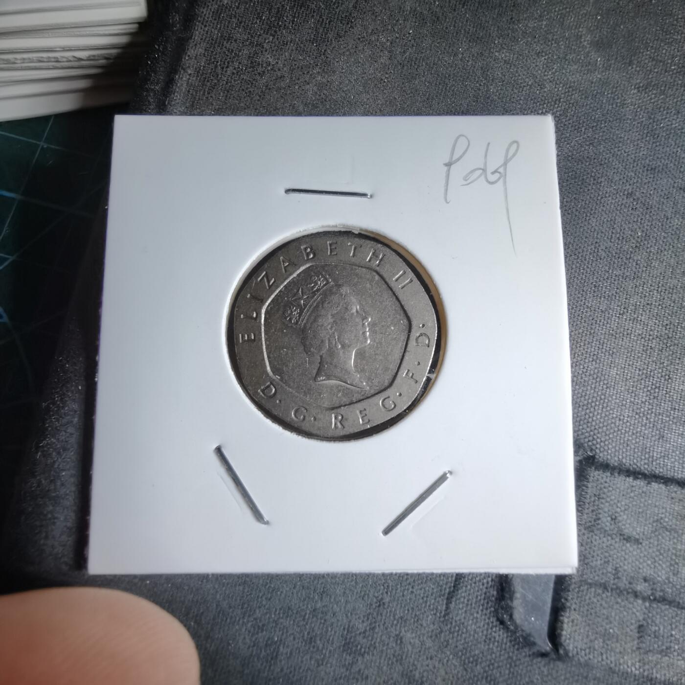 沼泽如烟--第890场 英国1987年20便士