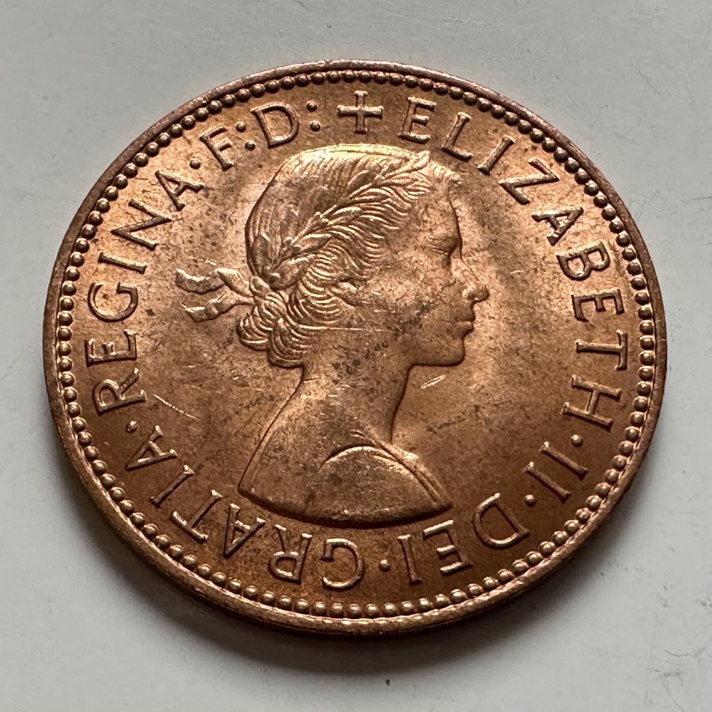 🌹外币初藏🌹🐯2025年第123场  每周二四六晚8️⃣点 接代拍 英国1967年半便士