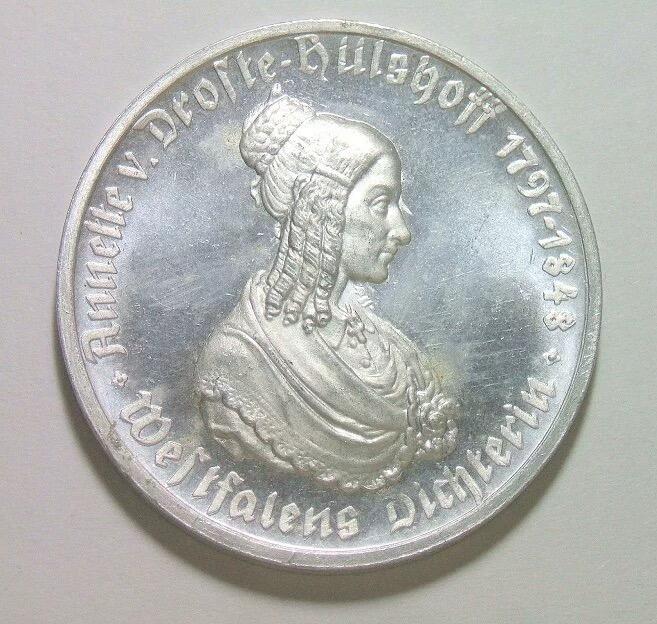 德国1923年威斯特法伦 100马克女人头马币 精制原光