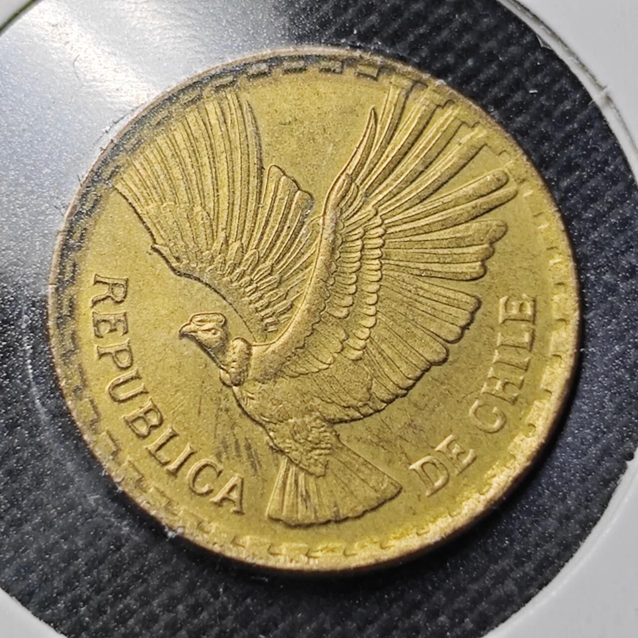 KK钱币收藏小铺  第364场  2月预留时间 周末发货  1970智利2分铜币 好品