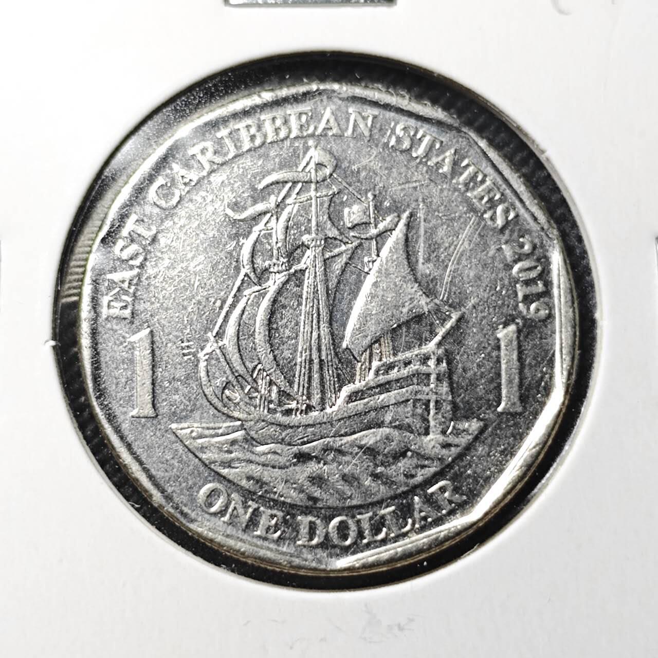 KK钱币收藏小铺  第364场  2月预留时间 周末发货  2019加勒比1元