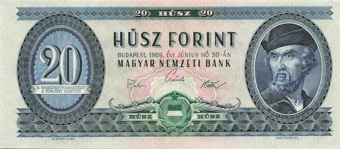 小福收藏拍卖第197期 裸钞场 本期有多张豹子号靓号 百慕大03年50元纪念钞百位号 马来亚和英属婆罗洲开国第一张纸币大冠女王 马来亚 41年1元英王乔六 法属太平洋10000法郎 捷克1000克朗纪念钞千位号  卢森堡 1000法郎  萨尔瓦多样钞 匈牙利 法罗群岛 危地马拉等多国精美纸币 匈牙利 1969年 20福林 无47 unc