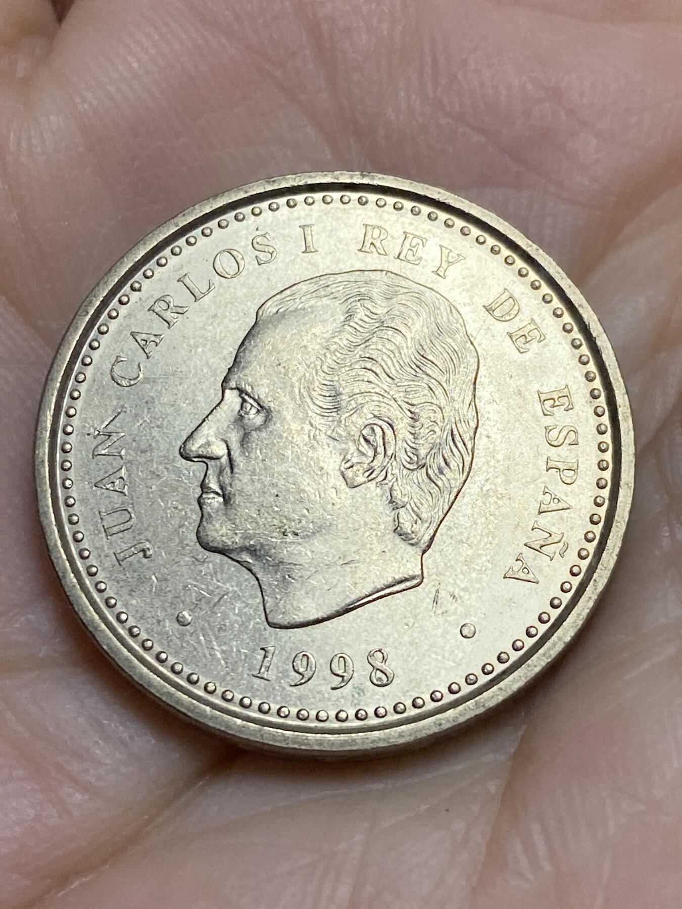 2025年第一百二十二场(总第一百四十八场）外国好品散币(免佣金) 好品–西班牙🇪🇸1998年100比塞塔(数字版)