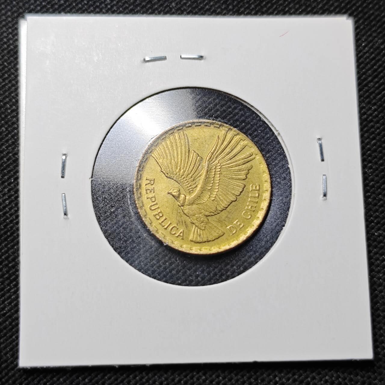 KK钱币收藏小铺  第364场  2月预留时间 周末发货  1970智利2分铜币 好品