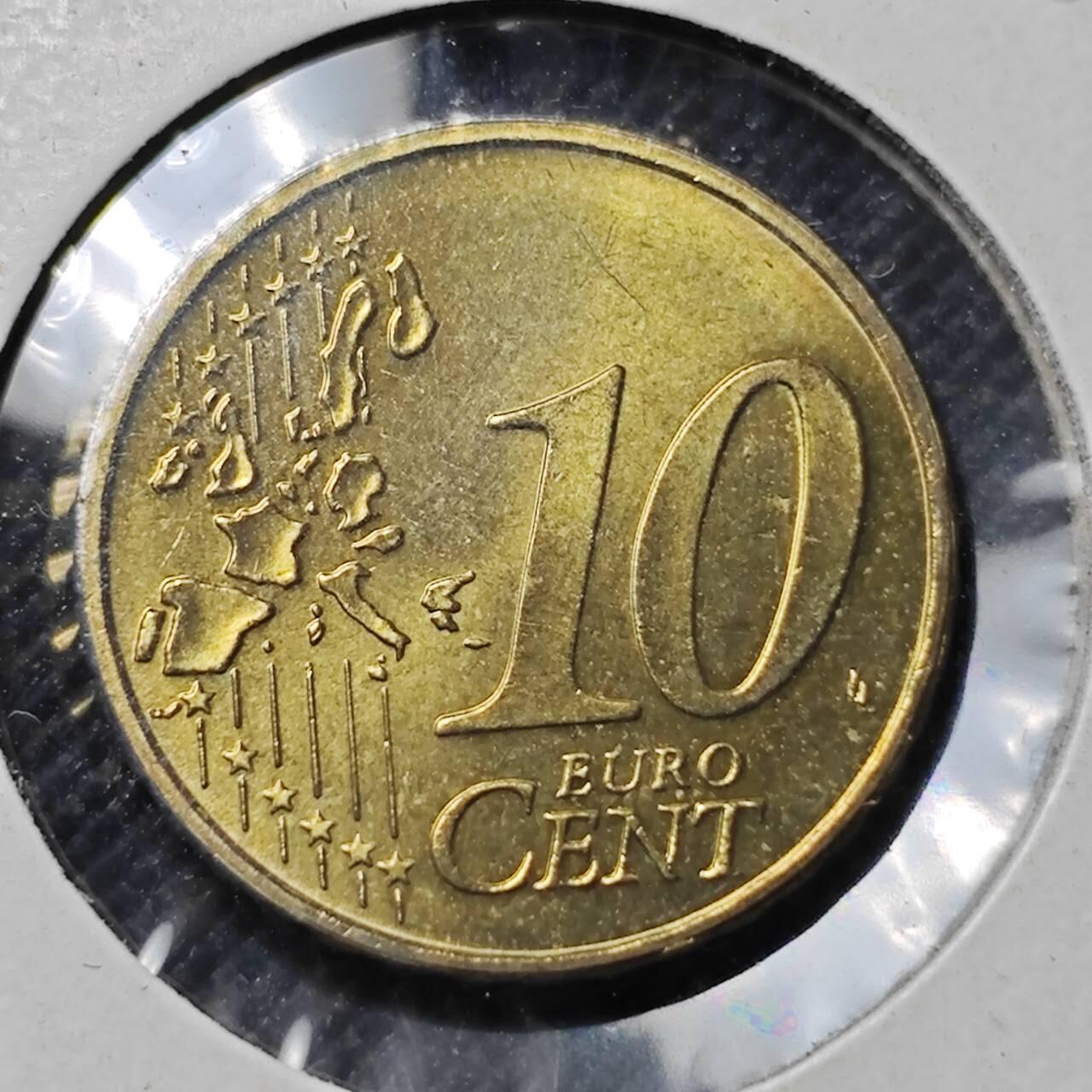 KK钱币收藏小铺  第364场  2月预留时间 周末发货  欧元10分 好品