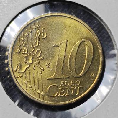 KK钱币收藏小铺  第364场  2月预留时间 周末发货 -  欧元10分 好品