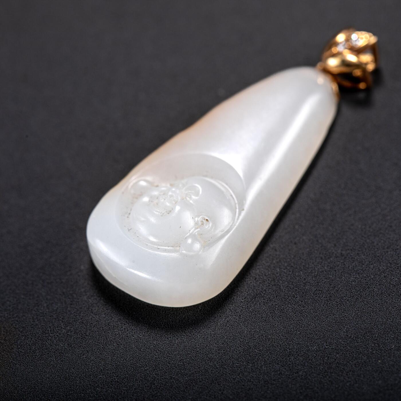 日本大阪雅和auction 2025金秋競賣會第一期 清 玉墜 玉珮 四點 尺寸:尺寸不一x4