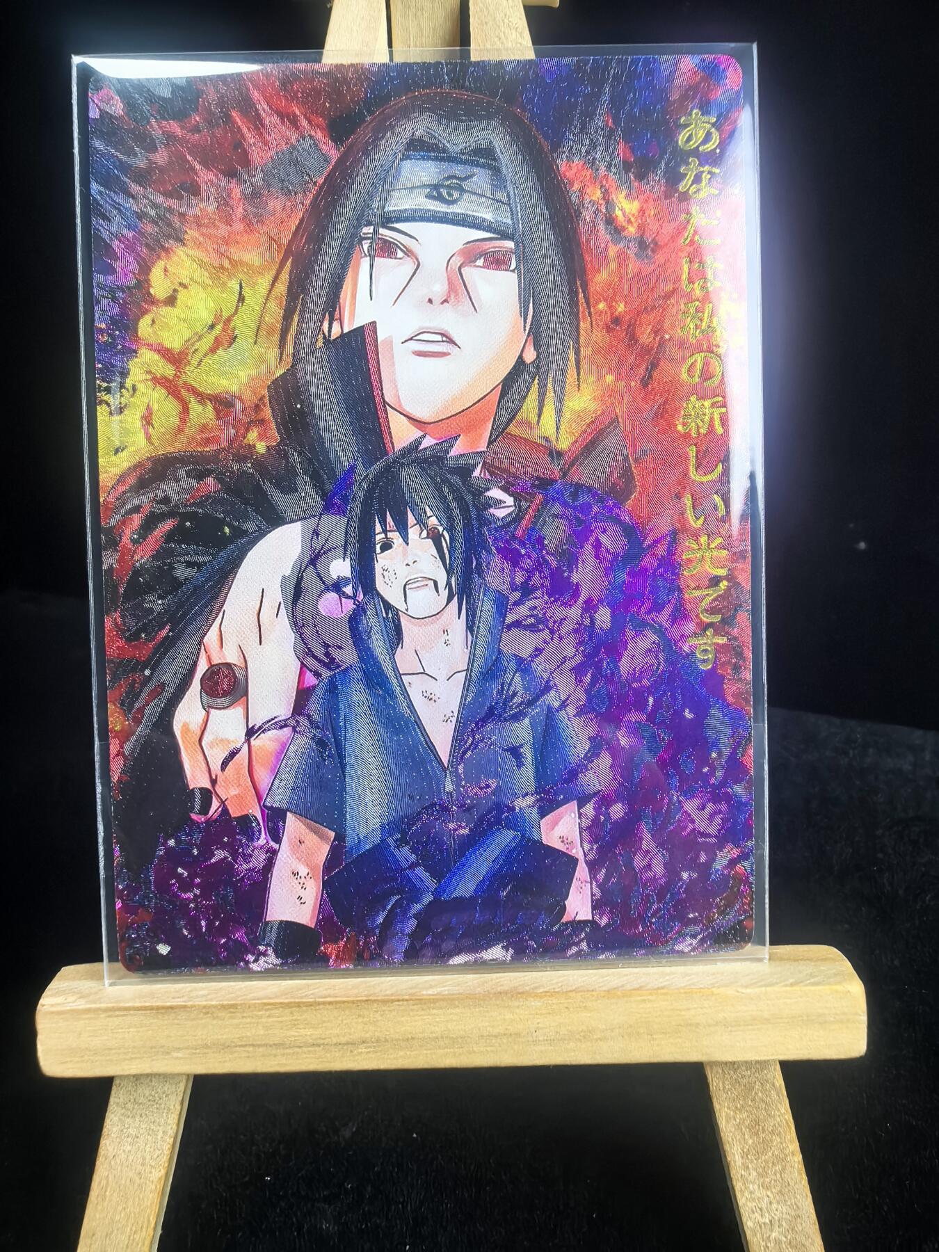 拒绝佣金 不寄存  卡牌设有底价 拒绝小号抬价 大家放心拍 所有拍品全部有卡膜 自制卡牌 不包厂瑕 放大镜 品控 勿拍 流拍商品会循环 感谢大家支持 留个关注 不定时上新 谢谢 奇点卡牌 佐助 粗闪