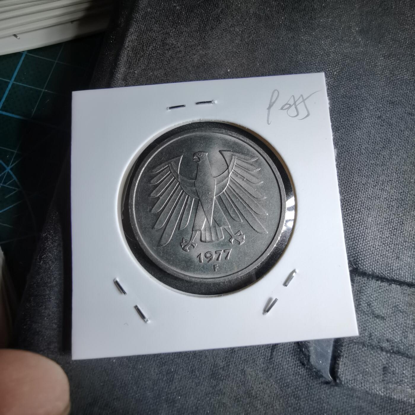 沼泽如烟--第890场 德国1977年5马克