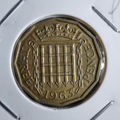 沼泽如烟--第891场 - 英国1963年3便士