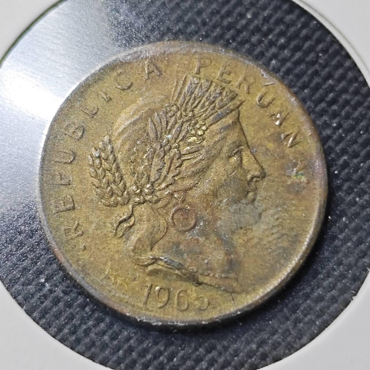 KK钱币收藏小铺  第364场  2月预留时间 周末发货  1965秘鲁10分铜币