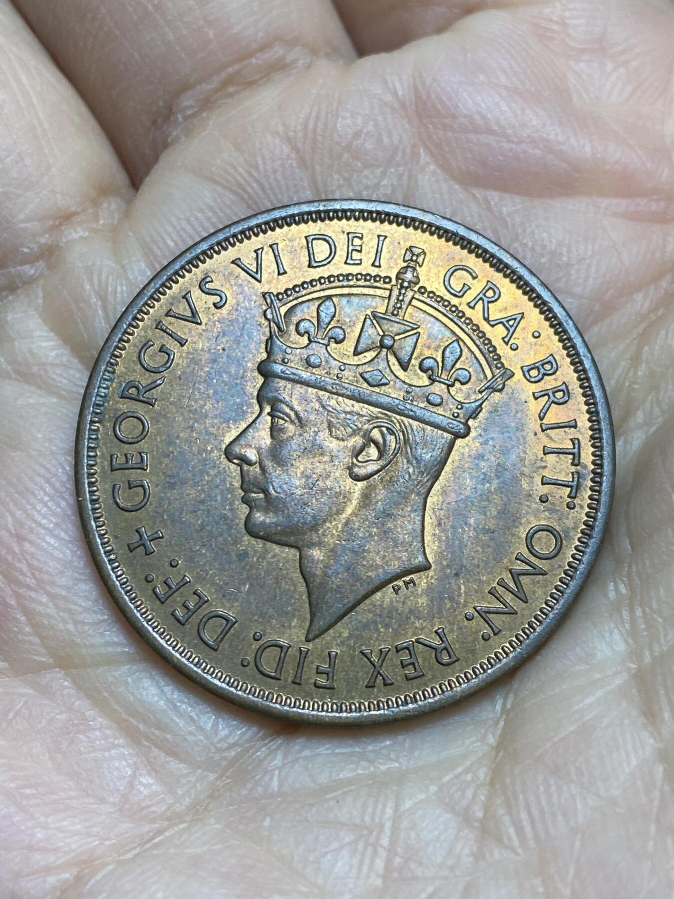 2025年第一百二十二场(总第一百四十八场）外国好品散币(免佣金) 英属泽西岛🇯🇪1945年1/12先令(二战胜利纪念币)