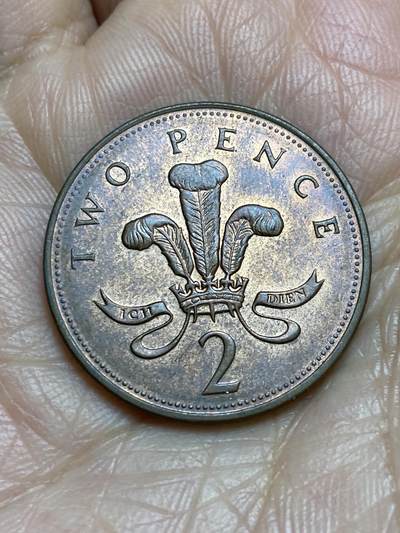 2025年第一百二十二场(总第一百四十八场）外国好品散币(免佣金) - 英国🇬🇧1996年2便士(伊丽莎白二世中年高冠)