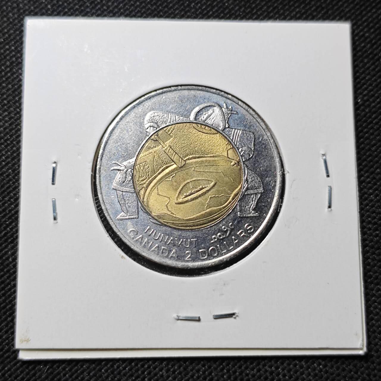 KK钱币收藏小铺  第364场  2月预留时间 周末发货  加拿大2元纪念币