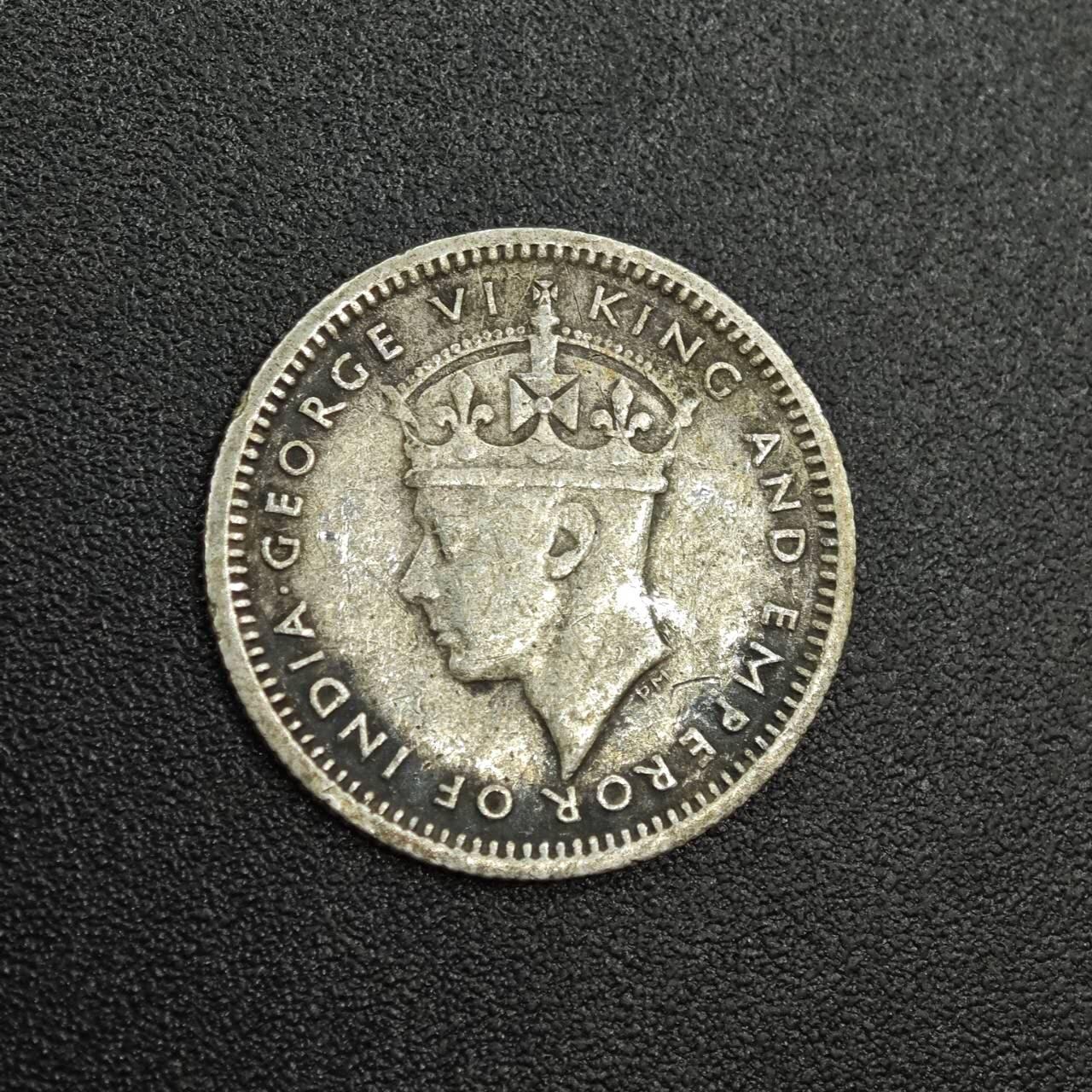 【淘币小摊】实时拍第七百八十七拍   银币套币场   满百包邮可预留二周 每周一统一发货   马来亚1941年乔治六世5分银币