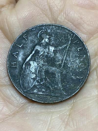 2025年第一百二十二场(总第一百四十八场）外国好品散币(免佣金) - 英国🇬🇧1907年半便士(爱德华七世时期)