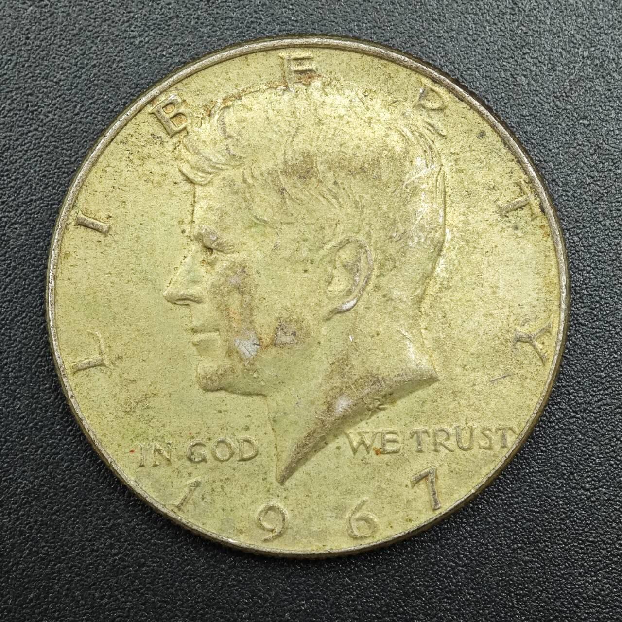 【淘币小摊】实时拍第七百八十七拍   银币套币场   满百包邮可预留二周 每周一统一发货   美国1967年肯尼迪半美元银币