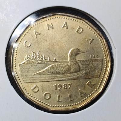 KK钱币收藏小铺  第363场  2月预留时间 周末发货 -  加拿大1元 好品