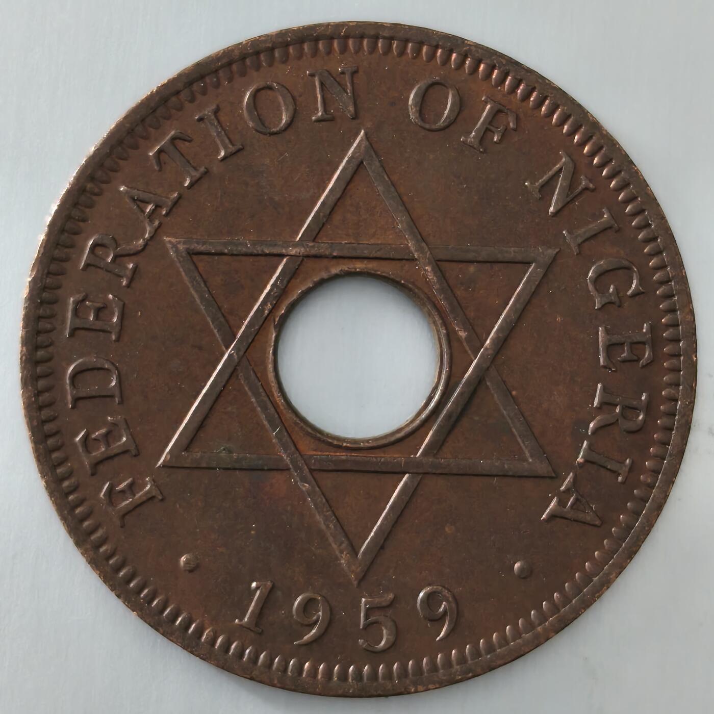 老蟹的宝藏🏴‍☠️ III 尼日利亚联邦1959年1便士