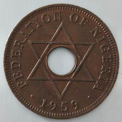 老蟹的宝藏🏴‍☠️ III - 尼日利亚联邦1959年1便士