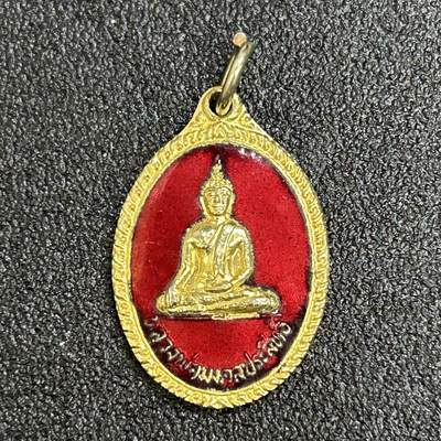 西秦中古拍卖第六十四期 - 泰国早期佛教徽章 红珐琅