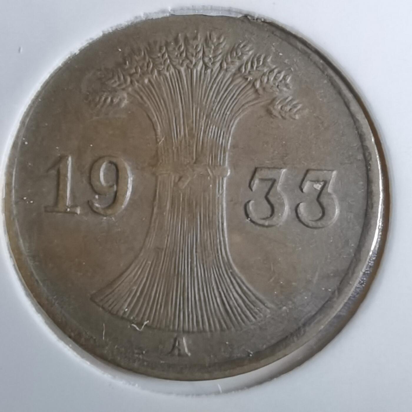 沼泽如烟--第891场 德国1933年1芬尼