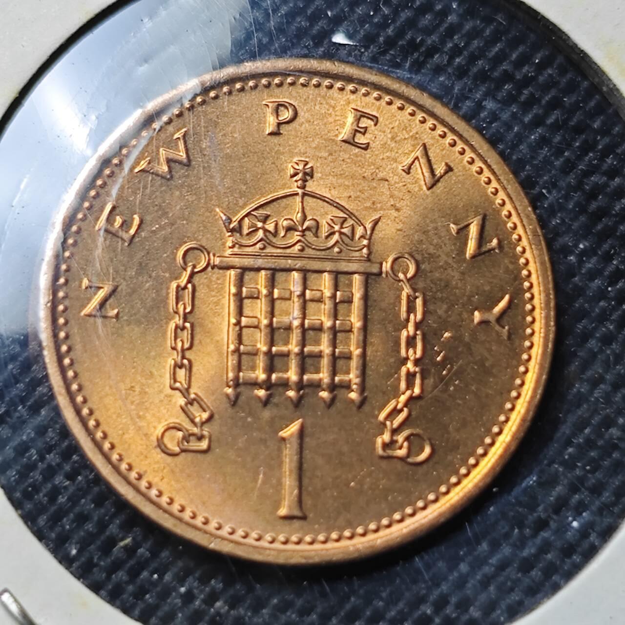 KK钱币收藏小铺  第364场  2月预留时间 周末发货  1976英国1便士铜币 拆卷品