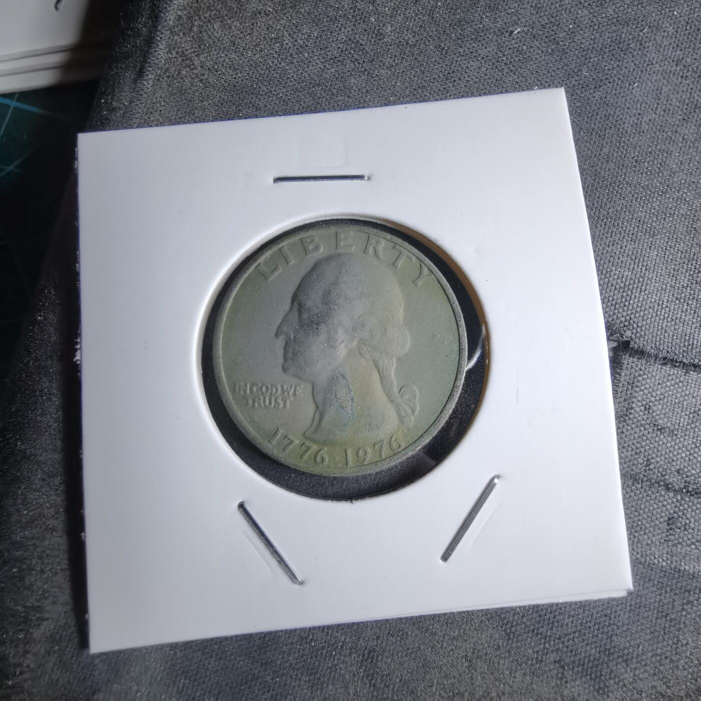 沼泽如烟--第890场 美国1976年25分纪念币