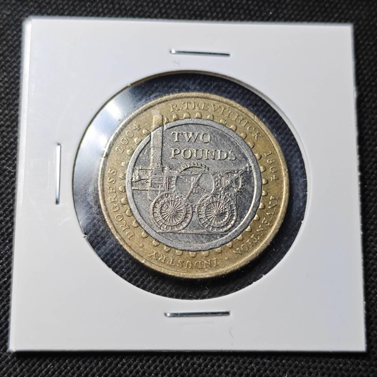 KK钱币收藏小铺  第364场  2月预留时间 周末发货  英国2镑纪念币