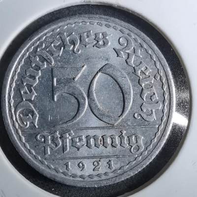 沼泽如烟--第891场 - 德国1921年50芬尼