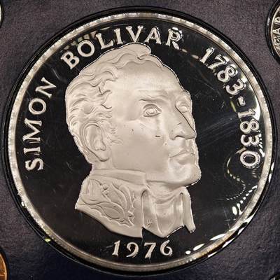 【淘币小摊】实时拍第七百八十七拍   银币套币场   满百包邮可预留二周 每周一统一发货   - 巴拿马1976年20B精制银币 重130克925银今日银价11.12 纯银价1337