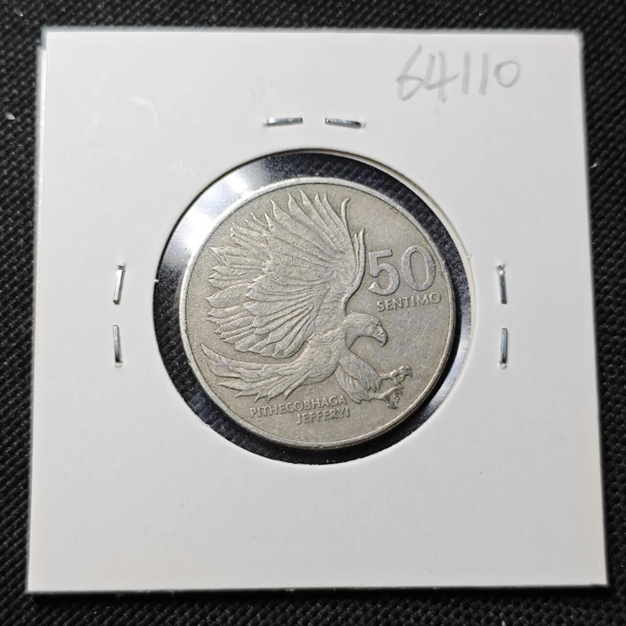 KK钱币收藏小铺  第364场  2月预留时间 周末发货  菲律宾50分 错版