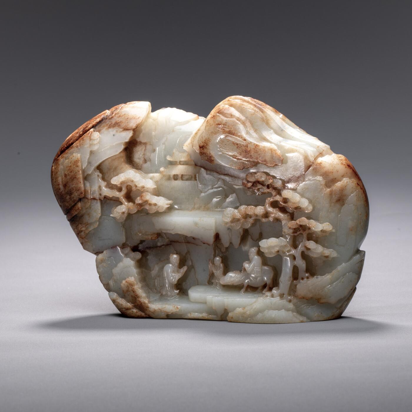 日本大阪雅和auction 2025金秋競賣會第一期 清 玉山子 尺寸:W:16 H:11cm