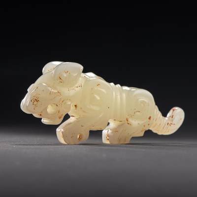 日本大阪雅和auction 2025金秋競賣會第一期 - 商 玉虎 尺寸:L:7 W:3cm