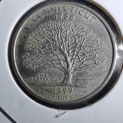 沼泽如烟--第891场 - 美国1999年25分纪念币