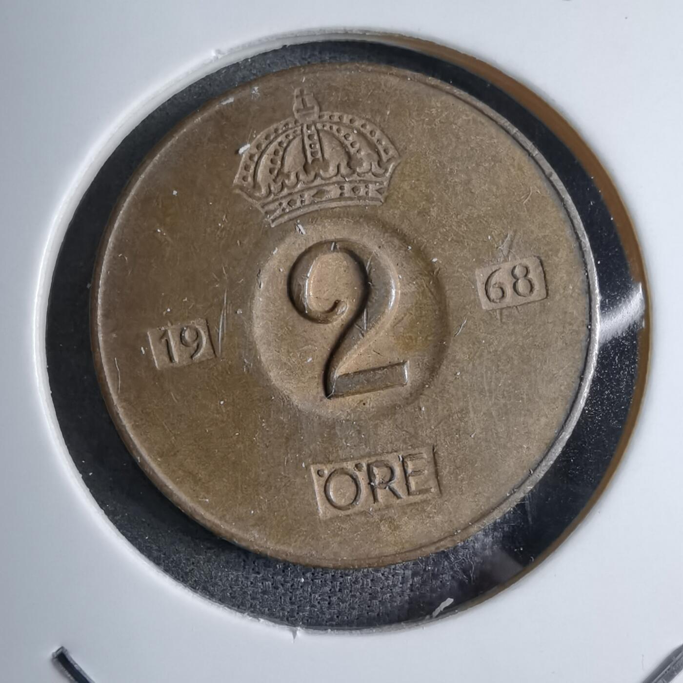 沼泽如烟--第890场 瑞典1968年2欧尔