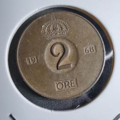 沼泽如烟--第890场 - 瑞典1968年2欧尔