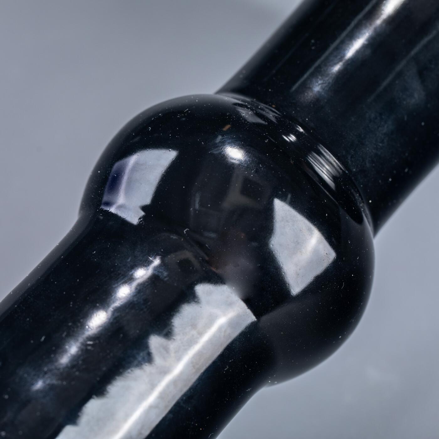 日本大阪雅和auction 2025金秋競賣會第一期 清 黑釉花觚 尺寸:W:19 H:31cm