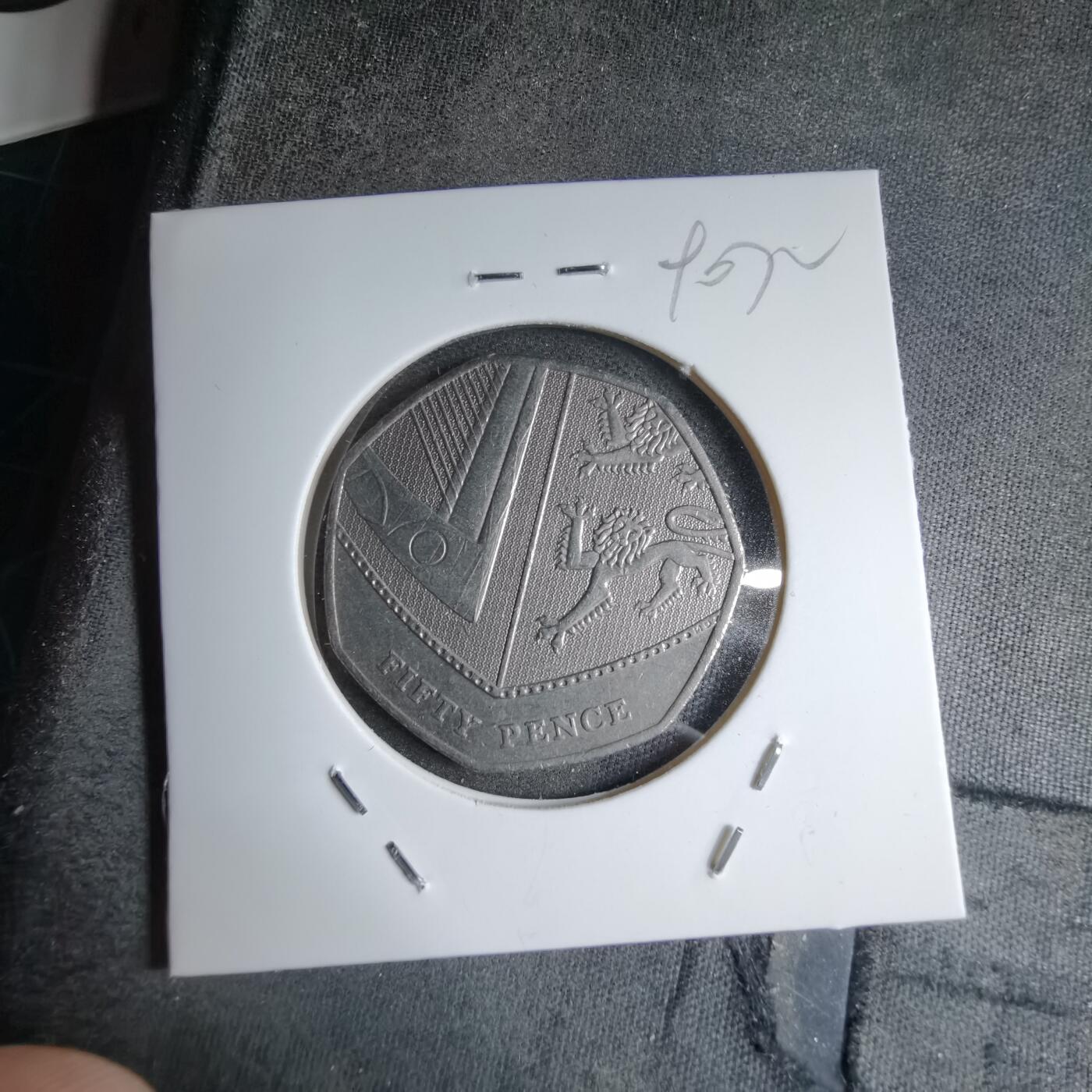 沼泽如烟--第890场 英国2008年50便士