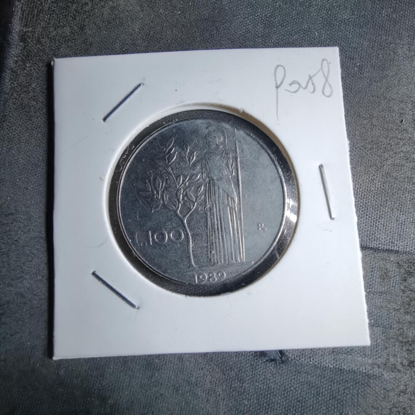 沼泽如烟--第890场 意大利1989年100里拉