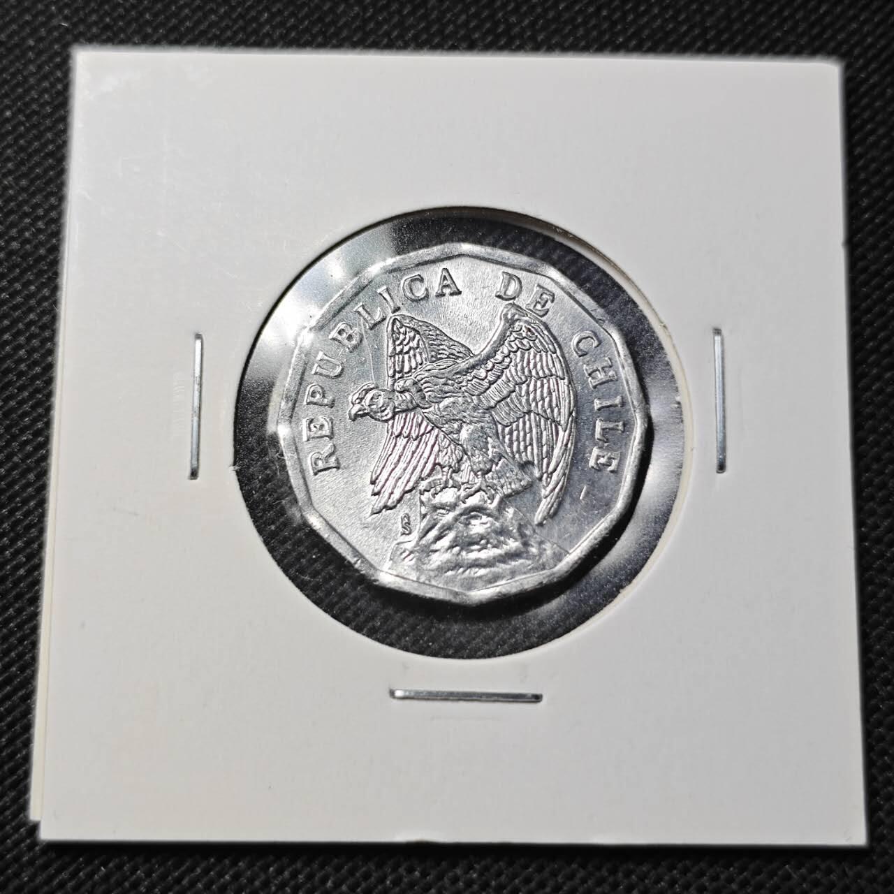 KK钱币收藏小铺  第363场  2月预留时间 周末发货  1979智利10分