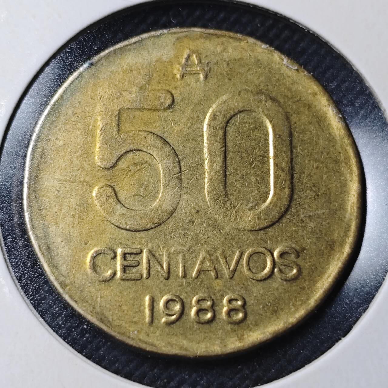 KK钱币收藏小铺  第364场  2月预留时间 周末发货  阿根廷50分