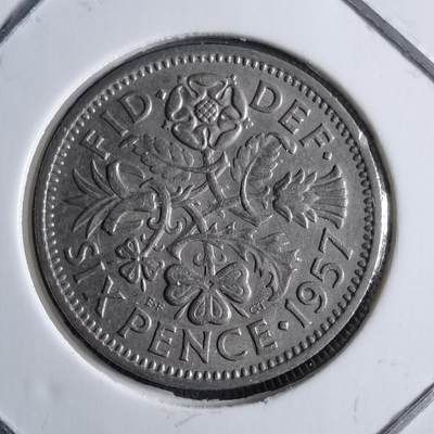 沼泽如烟--第891场 - 英国1957年6便士