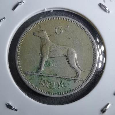 沼泽如烟--第891场 - 爱尔兰1961年6便士