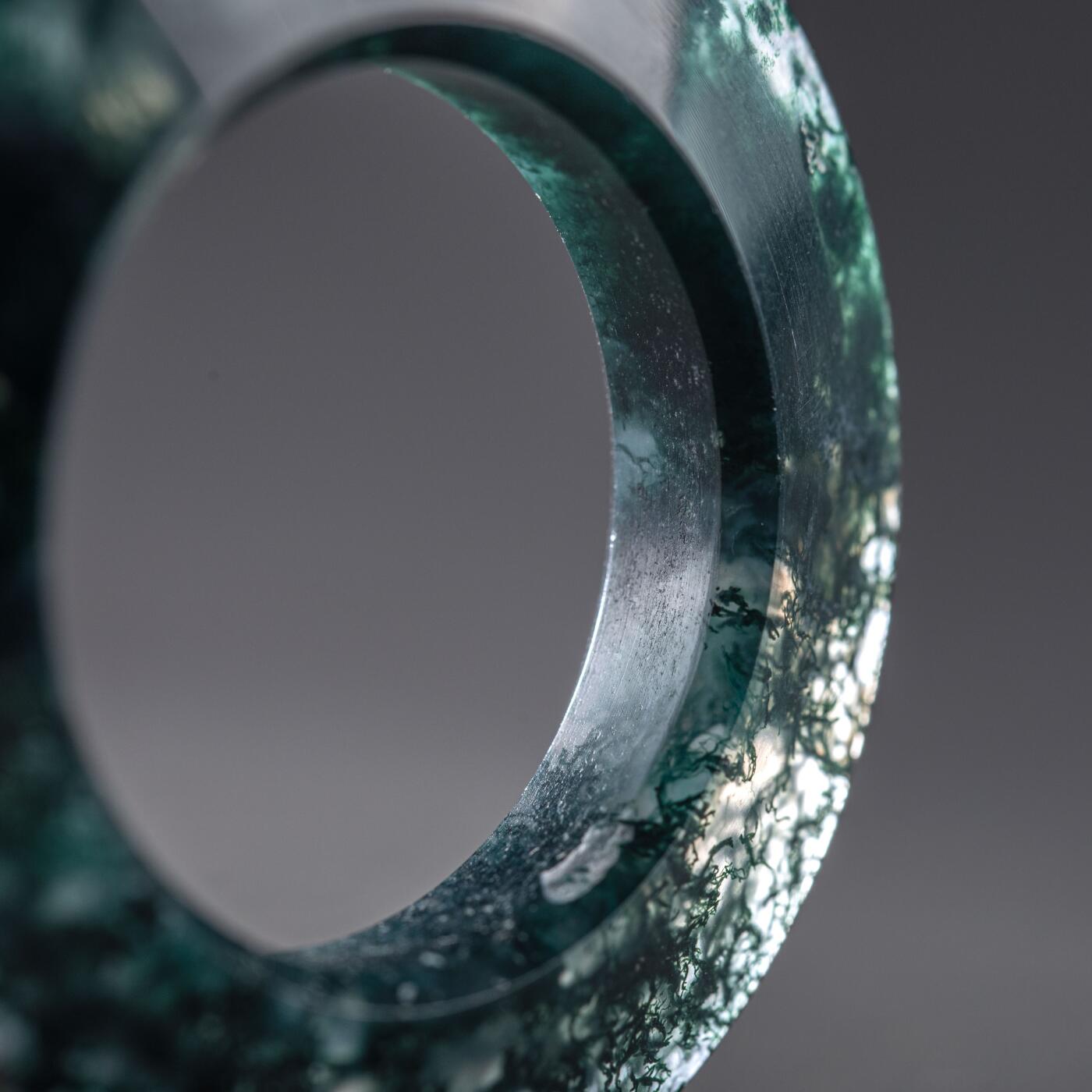 日本大阪雅和auction 2025金秋競賣會第一期 戰國 水草瑪瑙環 尺寸:D:5.5cm