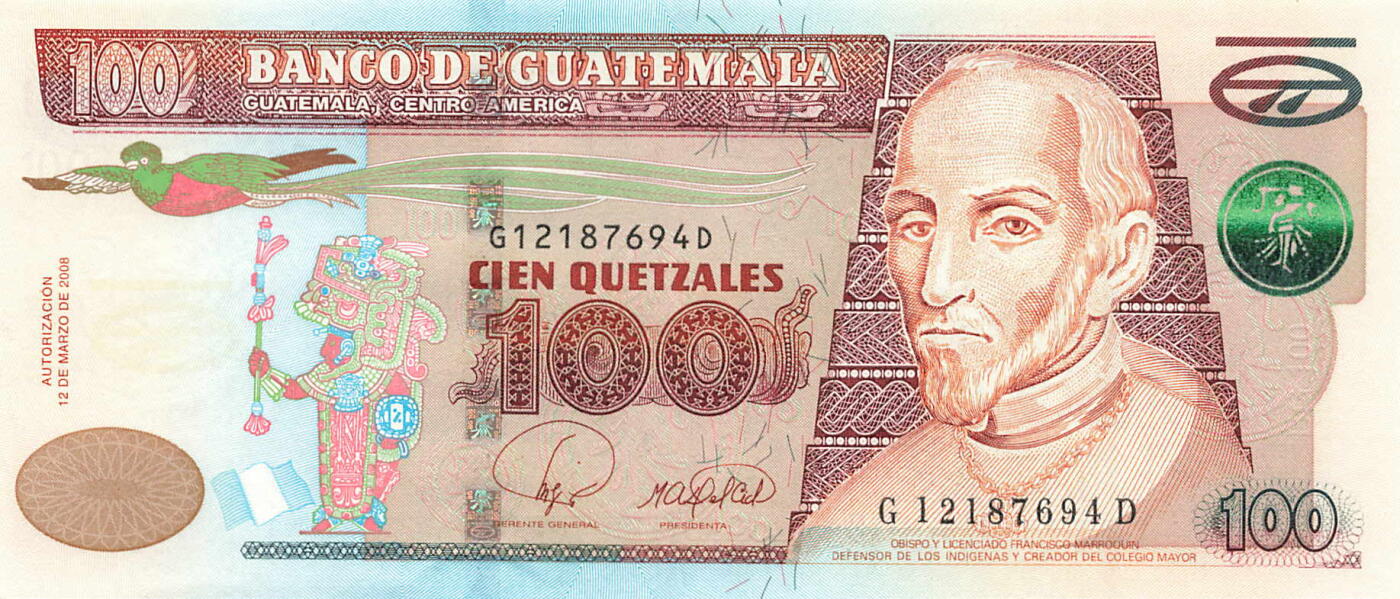 小福收藏拍卖第197期 裸钞场 本期有多张豹子号靓号 百慕大03年50元纪念钞百位号 马来亚和英属婆罗洲开国第一张纸币大冠女王 马来亚 41年1元英王乔六 法属太平洋10000法郎 捷克1000克朗纪念钞千位号  卢森堡 1000法郎  萨尔瓦多样钞 匈牙利 法罗群岛 危地马拉等多国精美纸币 危地马拉 2008年 100格查尔 早期年份 P-119 非常见的P-126 unc