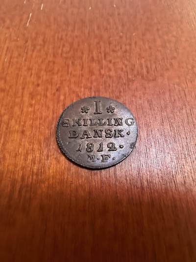 长老汇蛇年精选第七十场拍卖 - 1812丹麦弗雷德里克六世1斯吉林铜币，原光