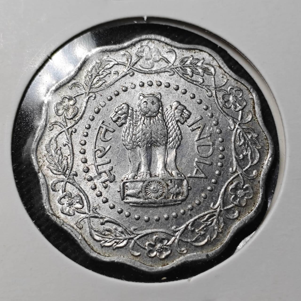 KK钱币收藏小铺  第363场  2月预留时间 周末发货  1972印度10派沙