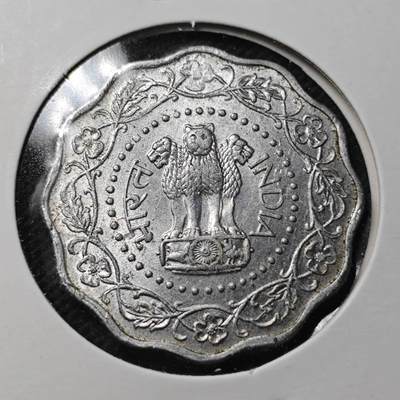 KK钱币收藏小铺  第363场  2月预留时间 周末发货 -  1972印度10派沙